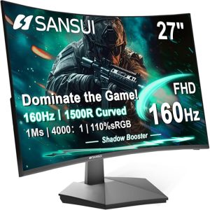 Hexmira 27 Inch Curved 160Hz Gaming Monitor