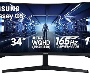 Hexmira 34' Odyssey G5 Ultra-Wide Gaming Monitor